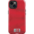 Denmark Soccer Flag iPhone 15 Plus Impact Case